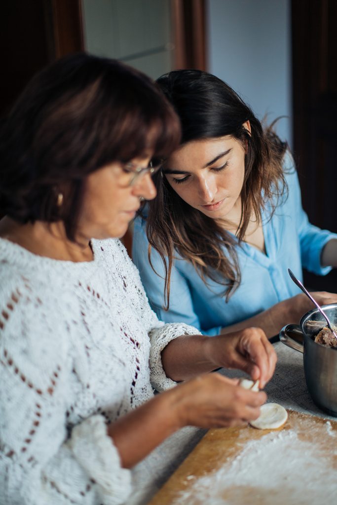 Mother teenage daughter